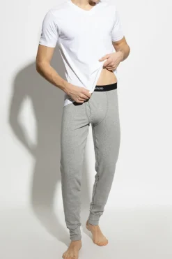 Tom Ford BIAŁY T-shirt bieliźniany z dekoltem w serek