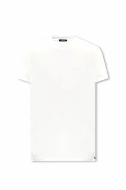 Tom Ford BIAŁY T-shirt z logo