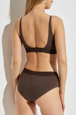 Tom Ford BRĄZOWY Biustonosz z logo