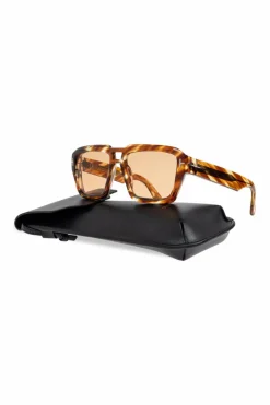 Tom Ford BRĄZOWY Okulary przeciwsłoneczne z kolekcji `Icon`