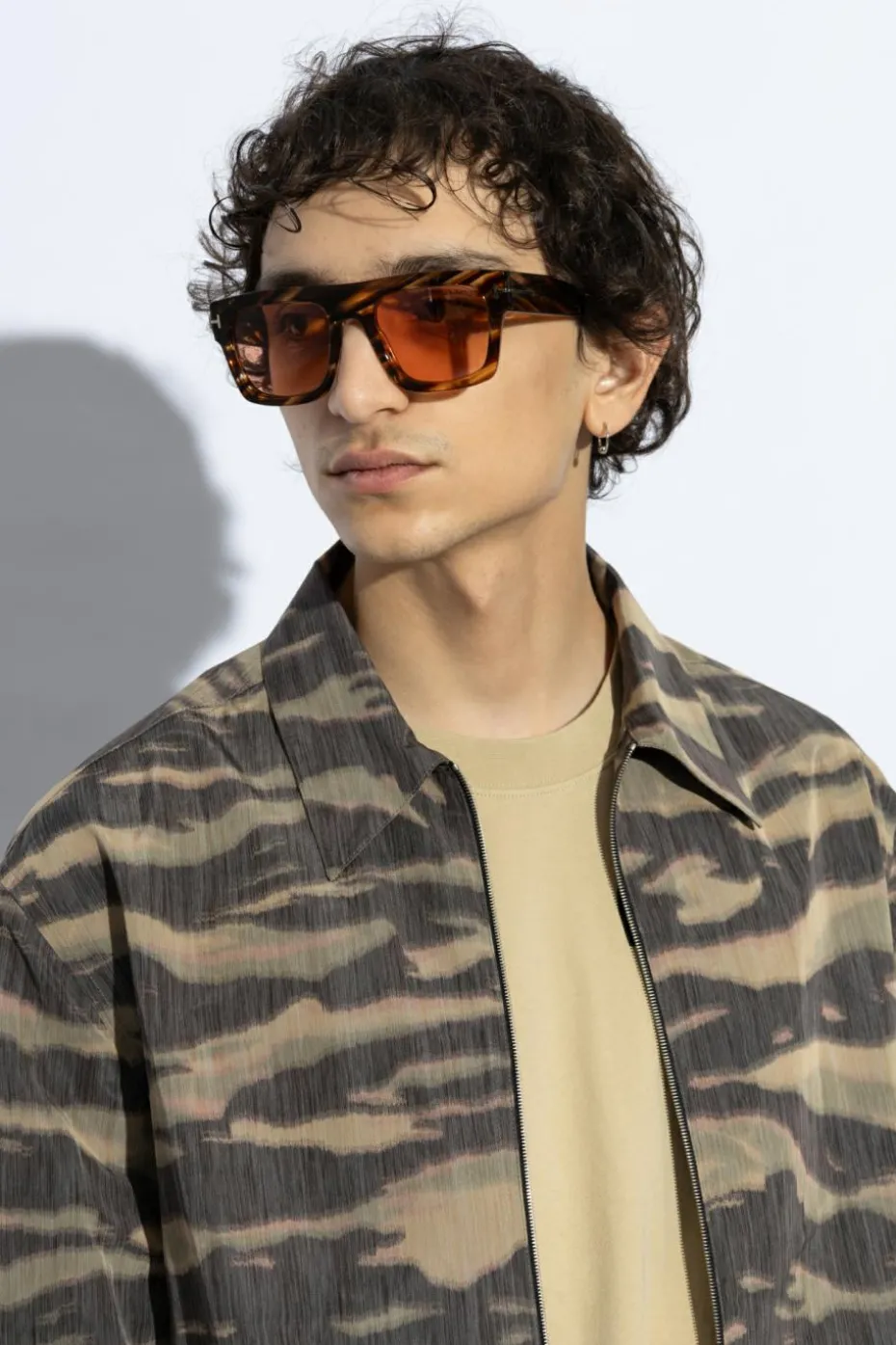 Tom Ford BRĄZOWY Okulary przeciwsłoneczne