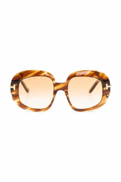 Tom Ford BRĄZOWY Okulary przeciwsłoneczne `Zeiss`