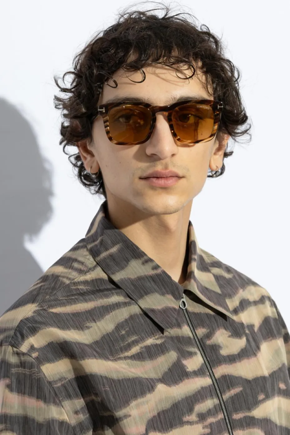 Tom Ford BRĄZOWY Okulary przeciwsłoneczne