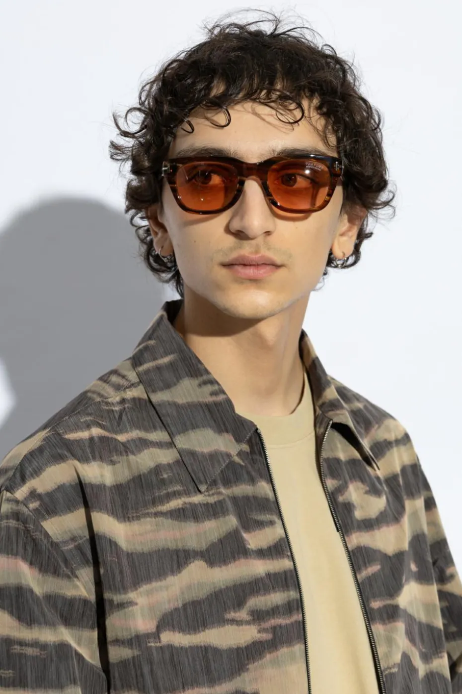 Tom Ford BRĄZOWY Okulary przeciwsłoneczne