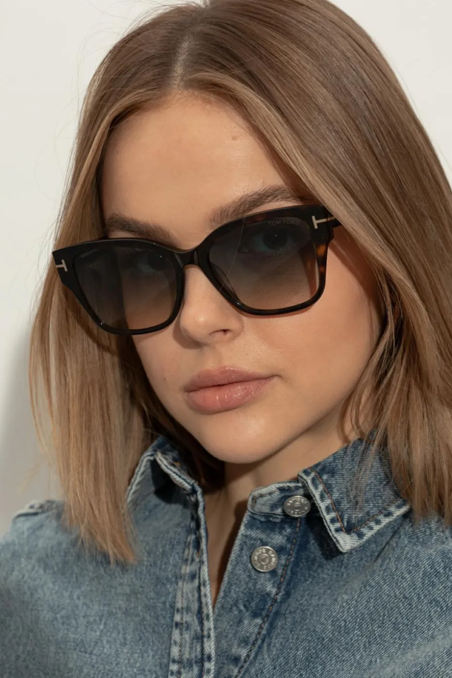 Tom Ford BRĄZOWY Okulary przeciwsłoneczne