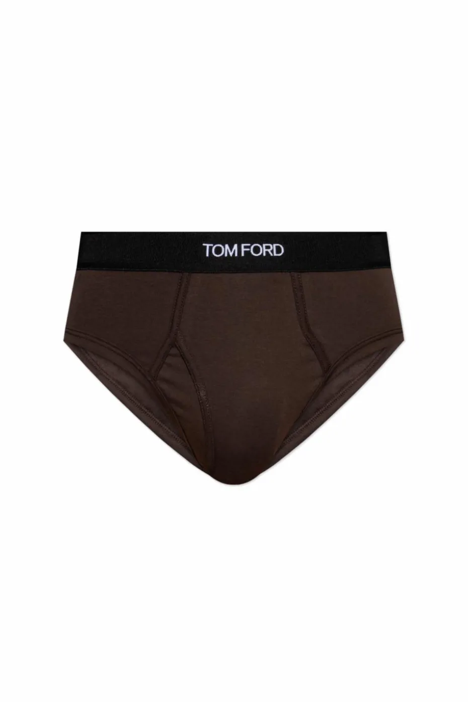 Tom Ford BRĄZOWY Slipy z logo
