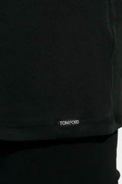 Tom Ford CZARNY Bawełniany t-shirt