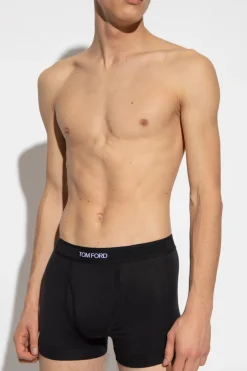 Tom Ford CZARNY Bokserki z logo