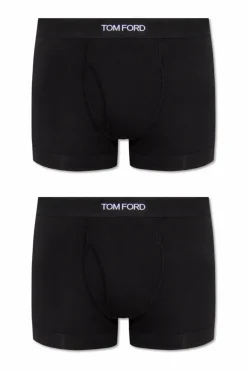 Tom Ford CZARNY Dwupak bokserek z logo