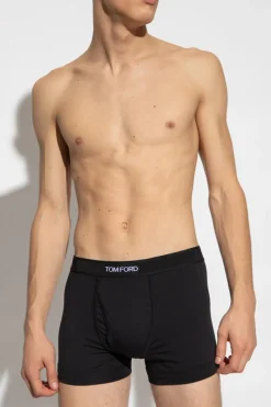 Tom Ford CZARNY Dwupak bokserek z logo
