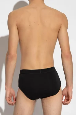 Tom Ford CZARNY Dwupak slipów z logo