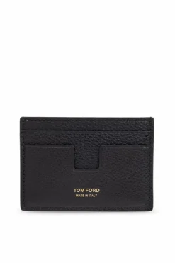 Tom Ford CZARNY Etui na karty z klipsem na banknoty