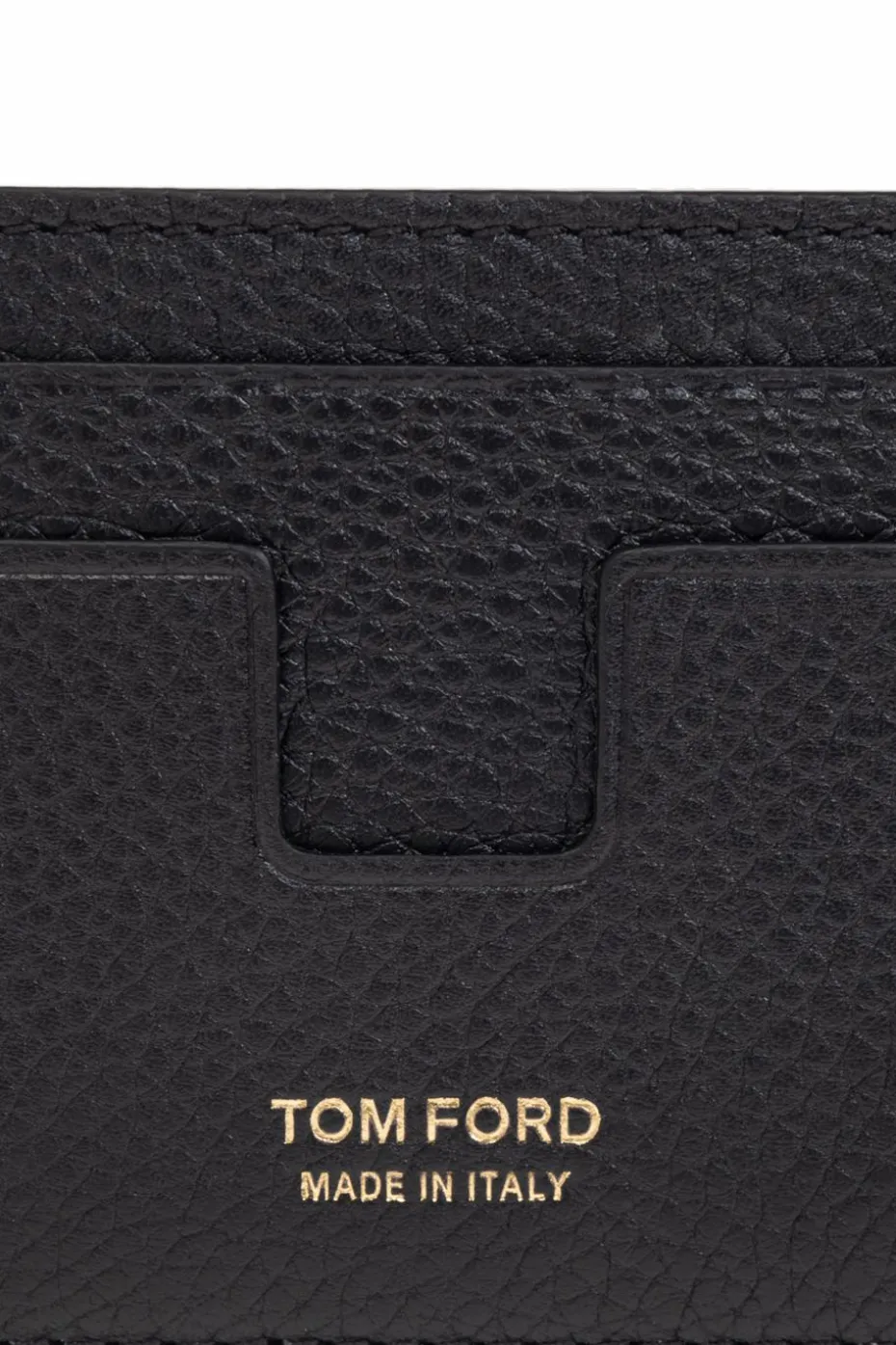Tom Ford CZARNY Etui na karty z klipsem na banknoty