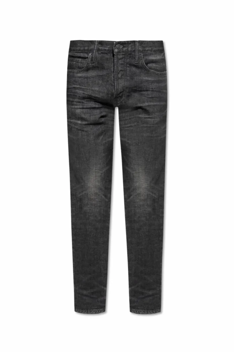 Tom Ford CZARNY Jeansy ze zwężanymi nogawkami