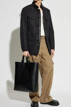 Tom Ford CZARNY Kurtka ze stójką