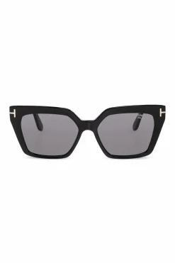 Tom Ford CZARNY Okulary przeciwsłoneczne `Winona` z polaryzacją