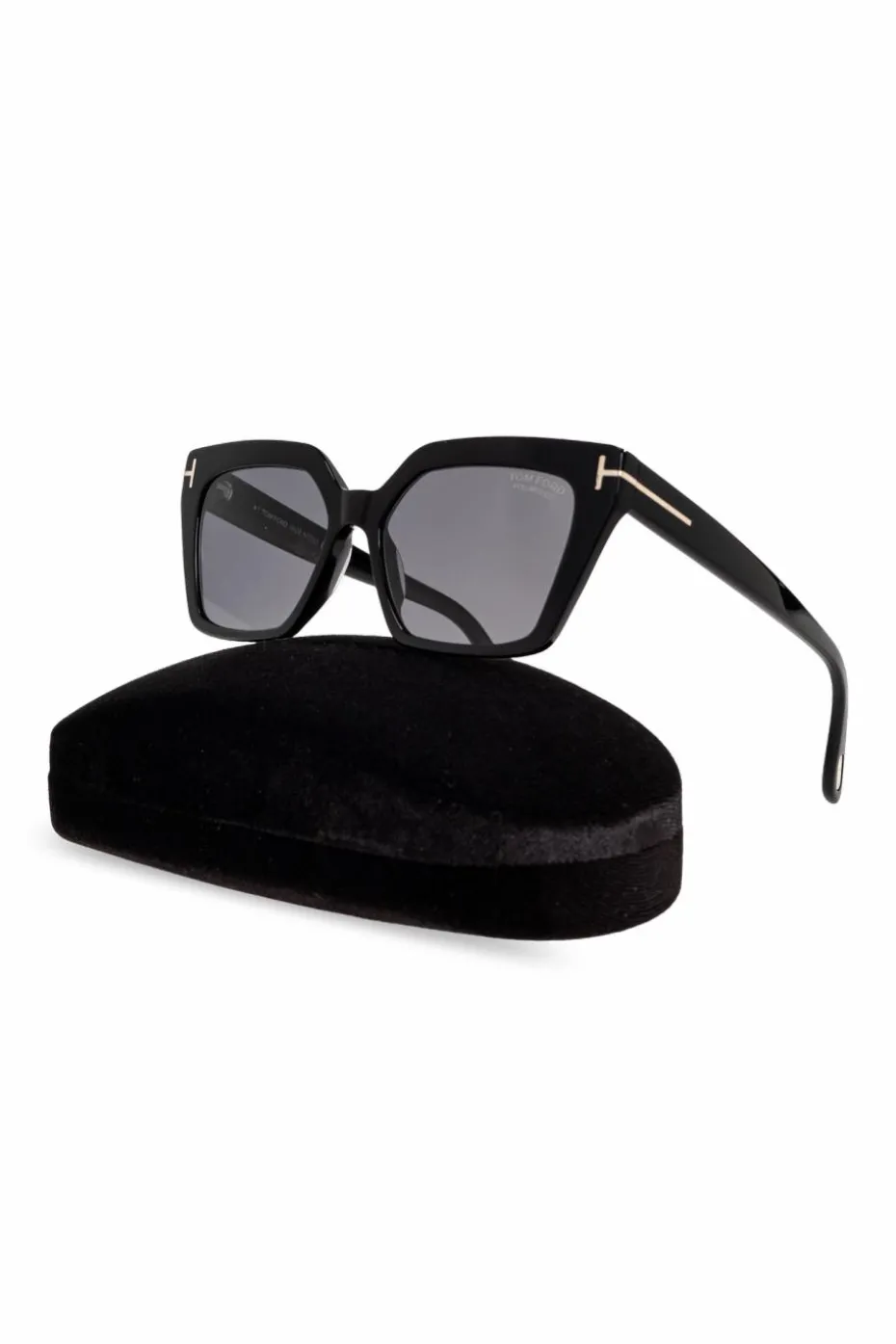 Tom Ford CZARNY Okulary przeciwsłoneczne `Winona` z polaryzacją