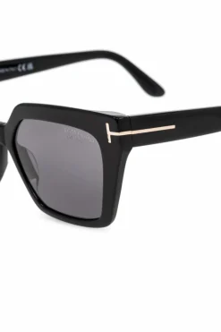 Tom Ford CZARNY Okulary przeciwsłoneczne `Winona` z polaryzacją