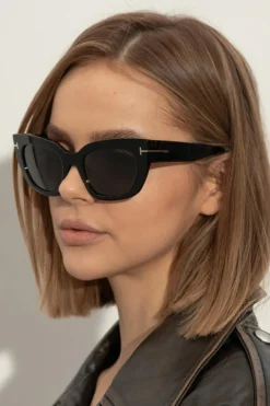 Tom Ford CZARNY Okulary przeciwsłoneczne