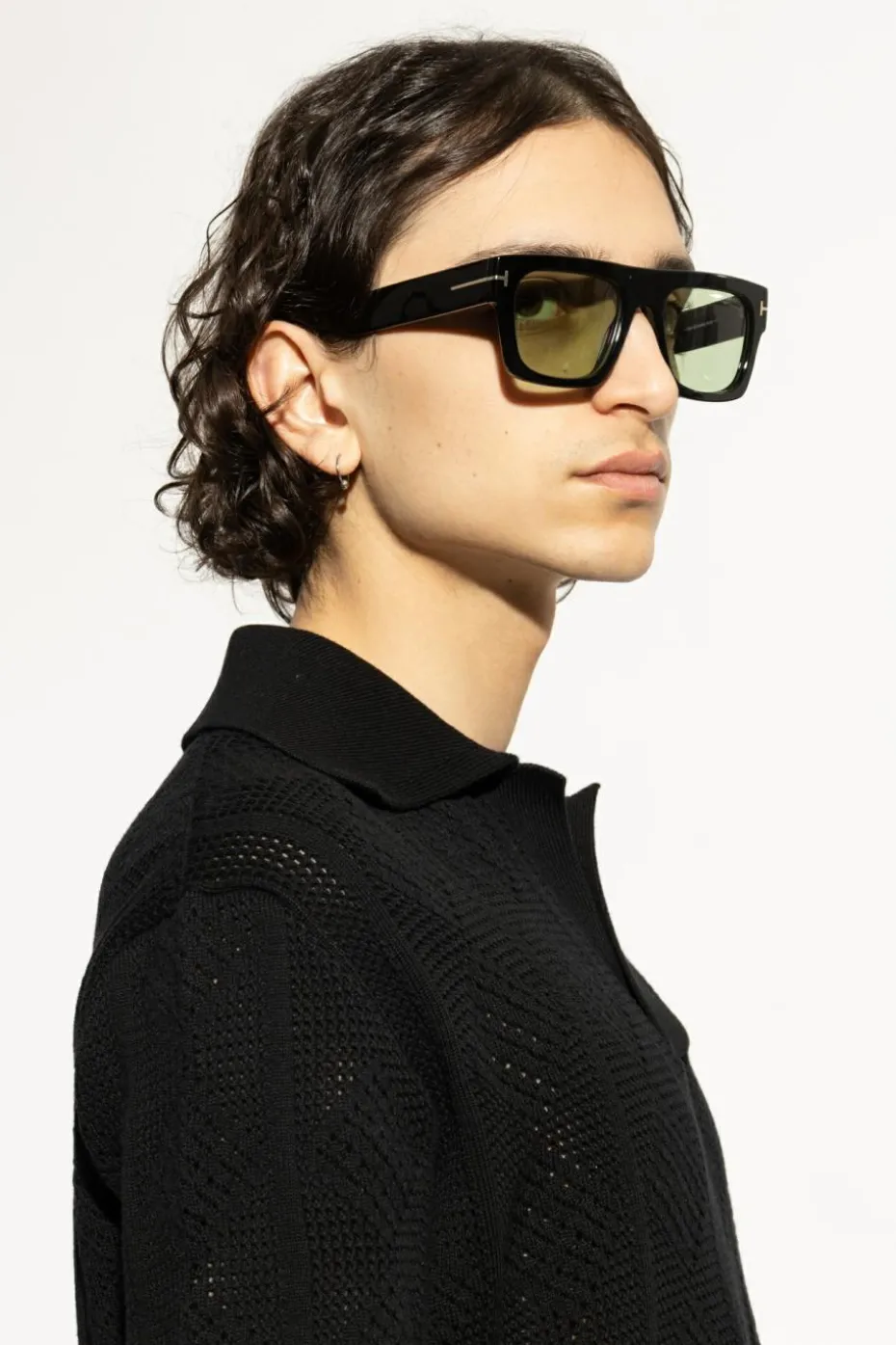Tom Ford CZARNY Okulary przeciwsłoneczne