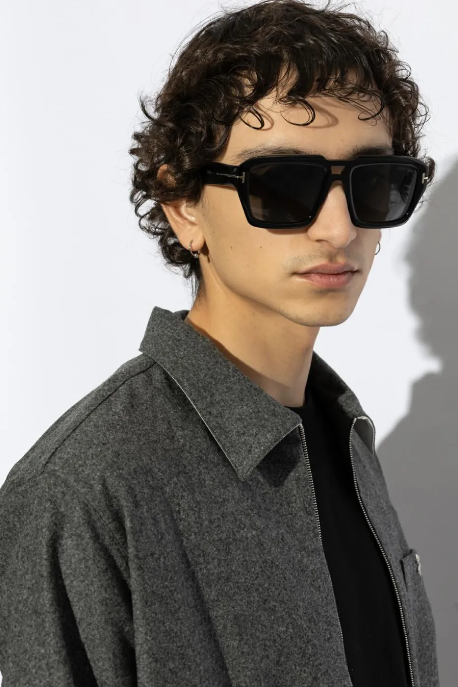 Tom Ford CZARNY Okulary przeciwsłoneczne