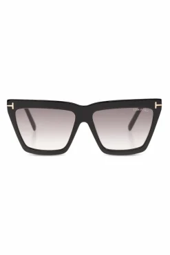 Tom Ford CZARNY Okulary przeciwsłoneczne ‘Eden’
