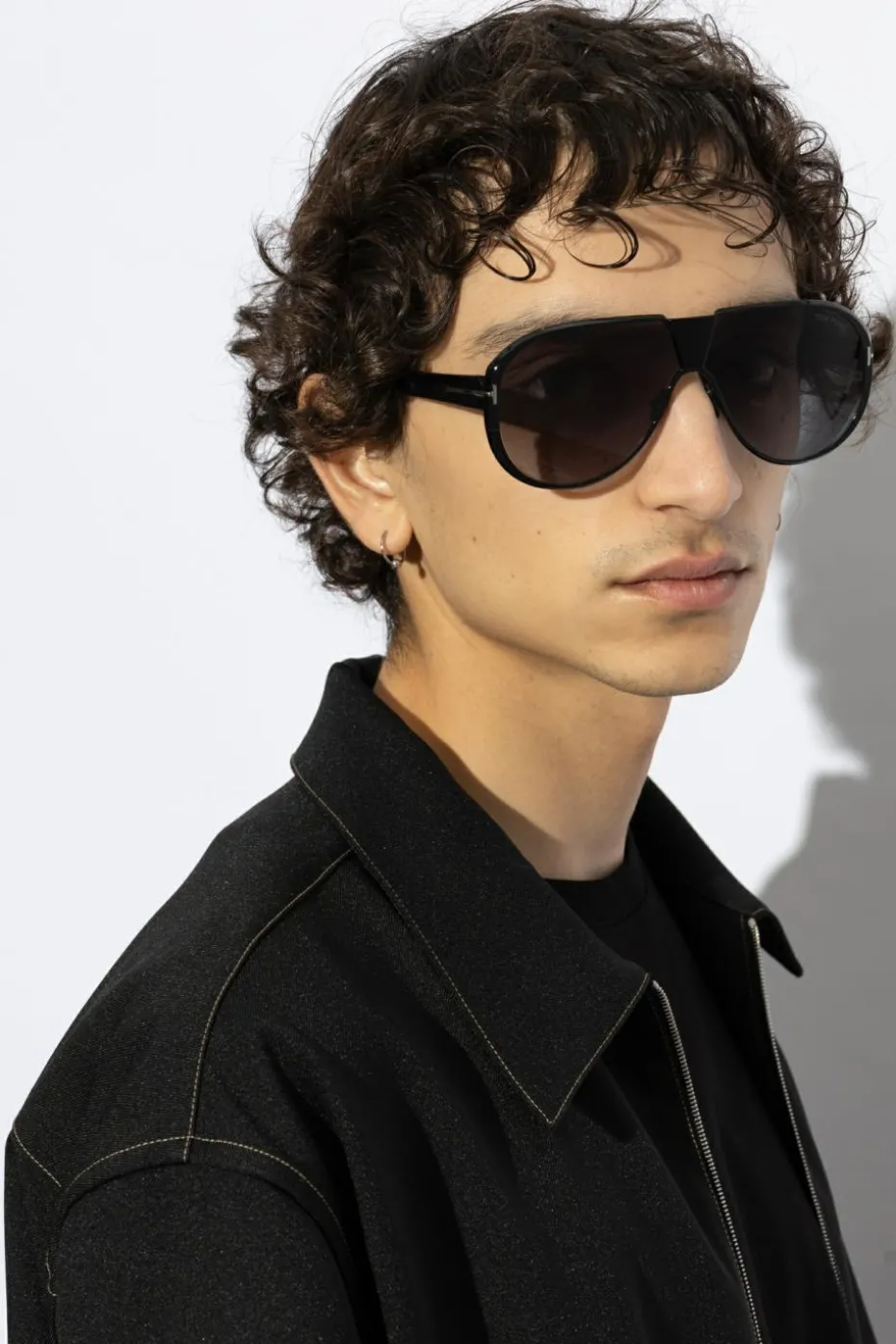 Tom Ford CZARNY Okulary przeciwsłoneczne