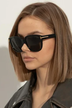 Tom Ford CZARNY Okulary przeciwsłoneczne