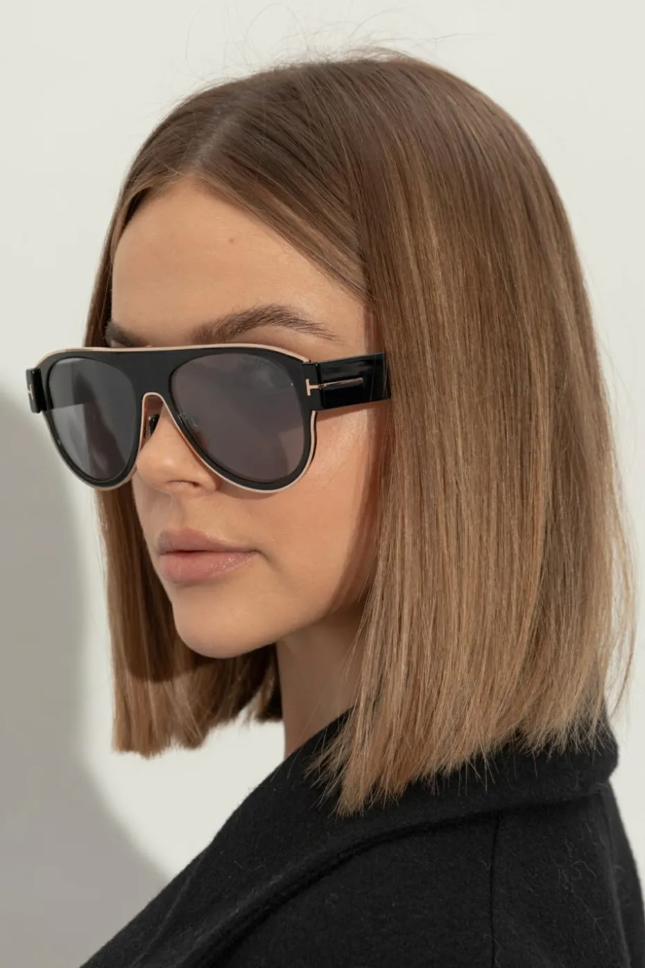 Tom Ford CZARNY Okulary przeciwsłoneczne