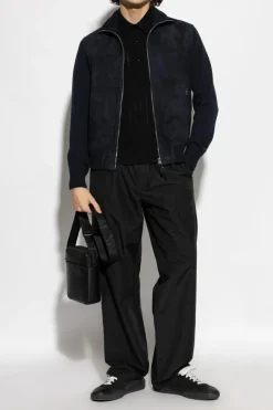 Tom Ford CZARNY Polo
