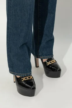 Tom Ford CZARNY Skórzane buty na obcasie