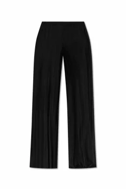 Tom Ford CZARNY Spodnie ze wzorem w pasy
