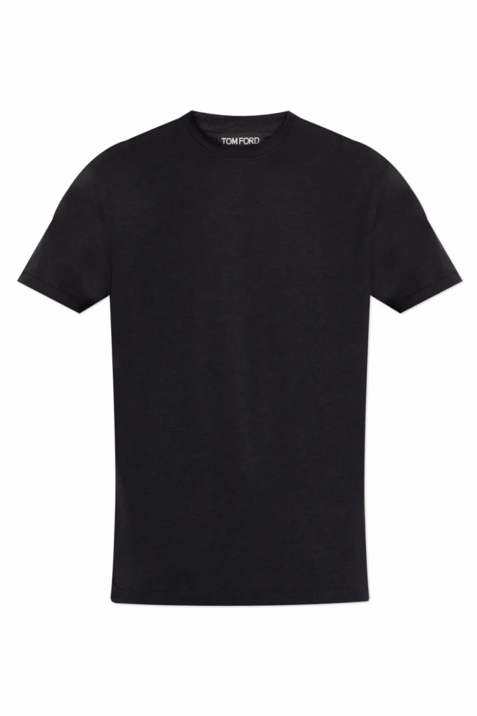 Tom Ford CZARNY T-shirt z okrągłym dekoltem