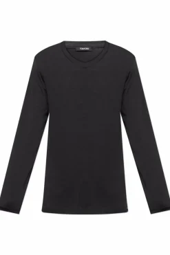 Tom Ford CZARNY T-shirt z długim rękawem
