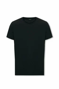 Tom Ford CZARNY T-shirt z logo