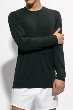 Tom Ford CZARNY T-shirt z logo