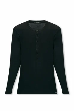 Tom Ford CZARNY T-shirt z logo