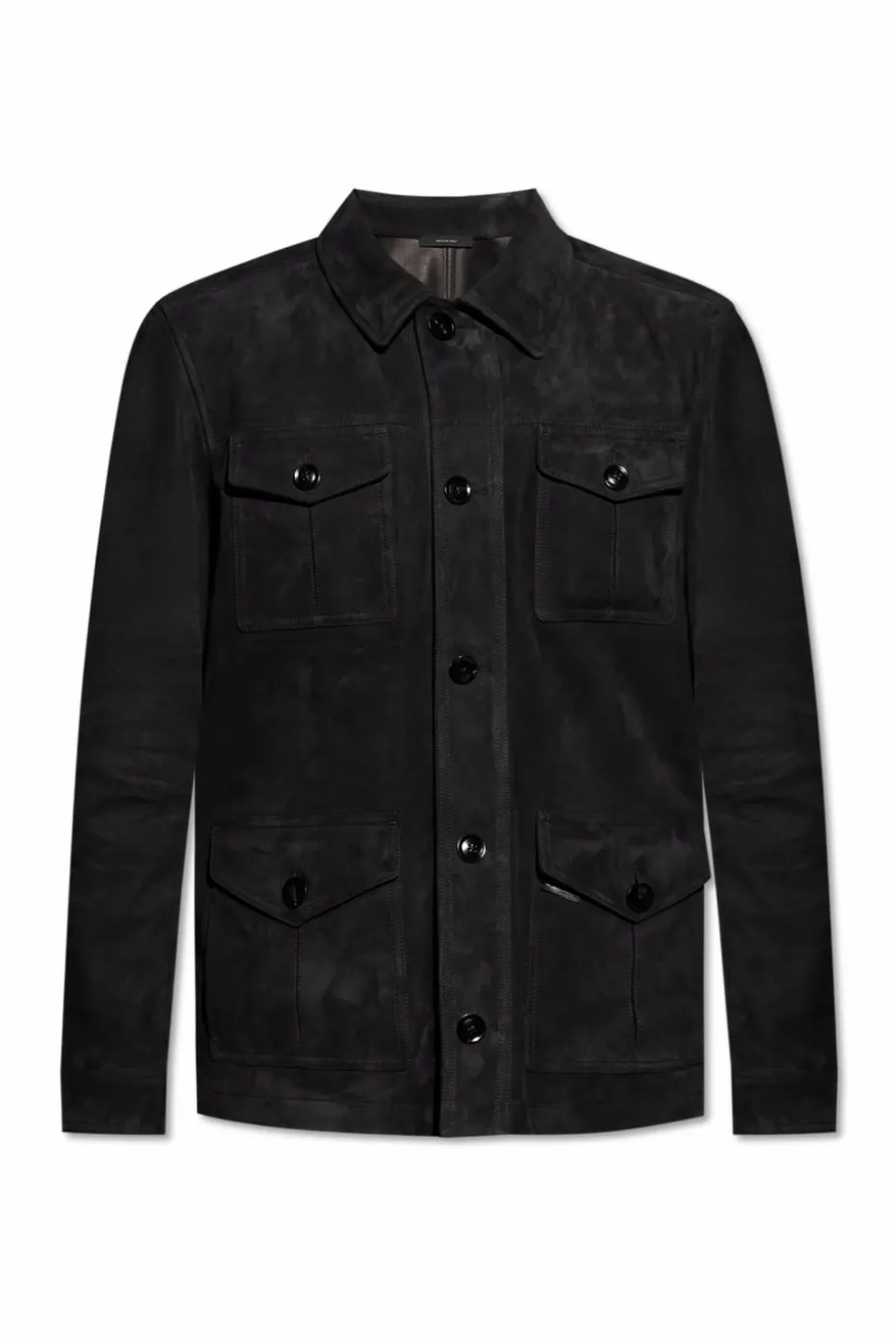 Tom Ford CZARNY Zamszowa kurtka