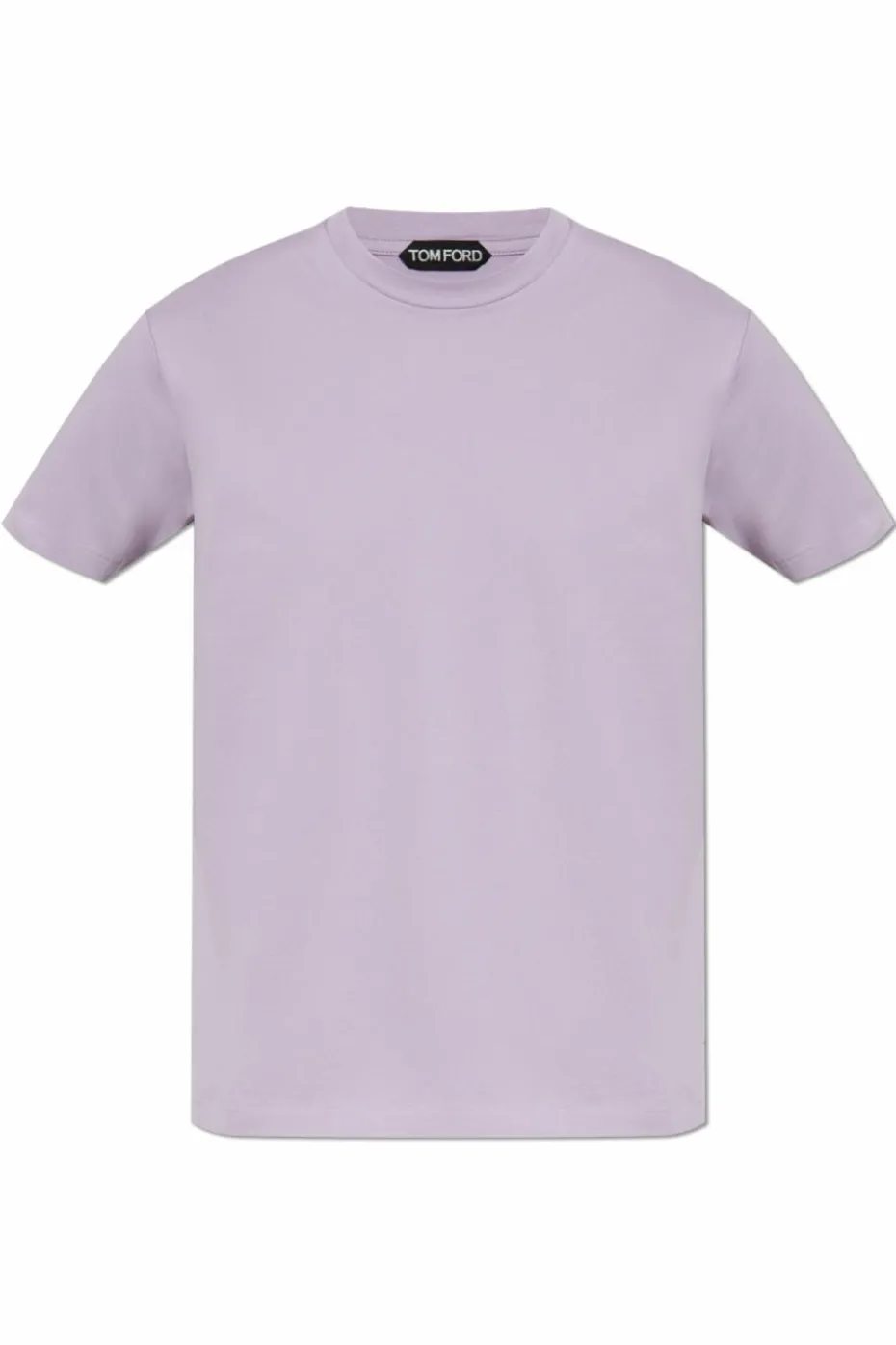 Tom Ford FIOLETOWY Bawełniany t-shirt