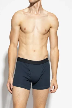 Tom Ford GRANATOWY Bokserki z logo