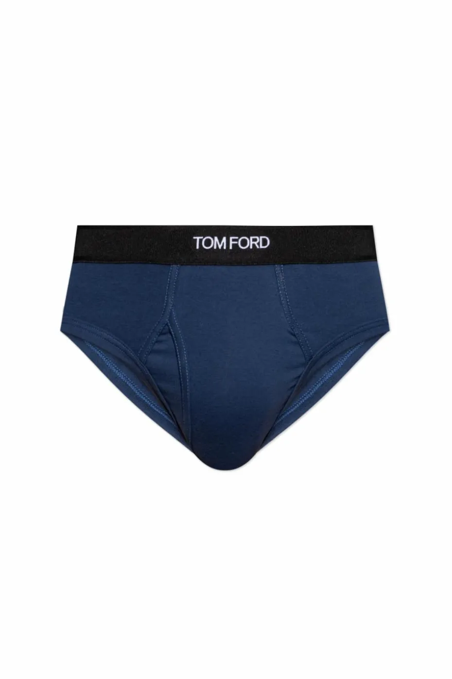 Tom Ford GRANATOWY Slipy z logo