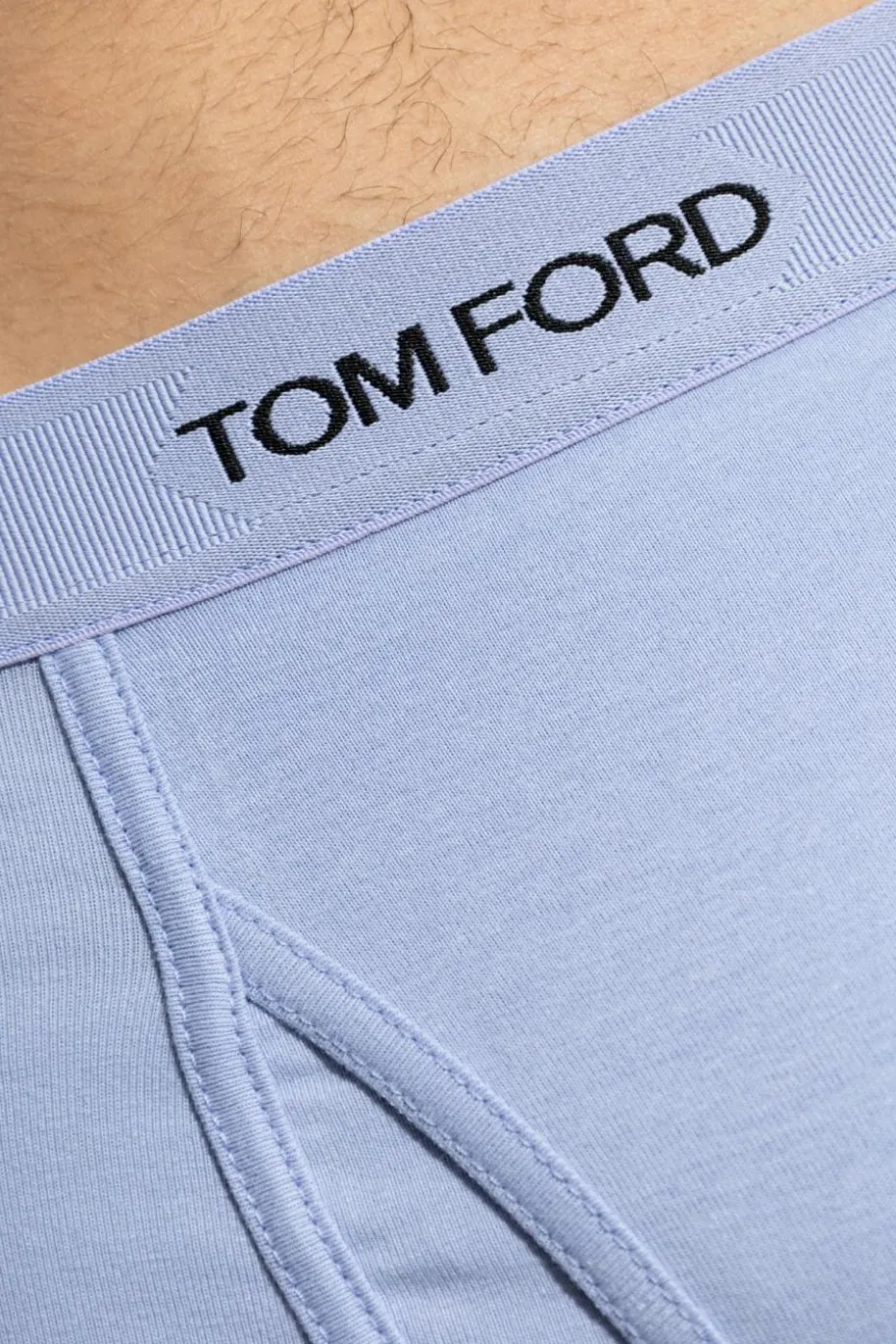 Tom Ford jasnoniebieski Bokserki z logo