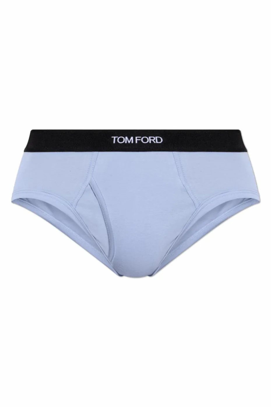 Tom Ford jasnoniebieski Slipy z logo