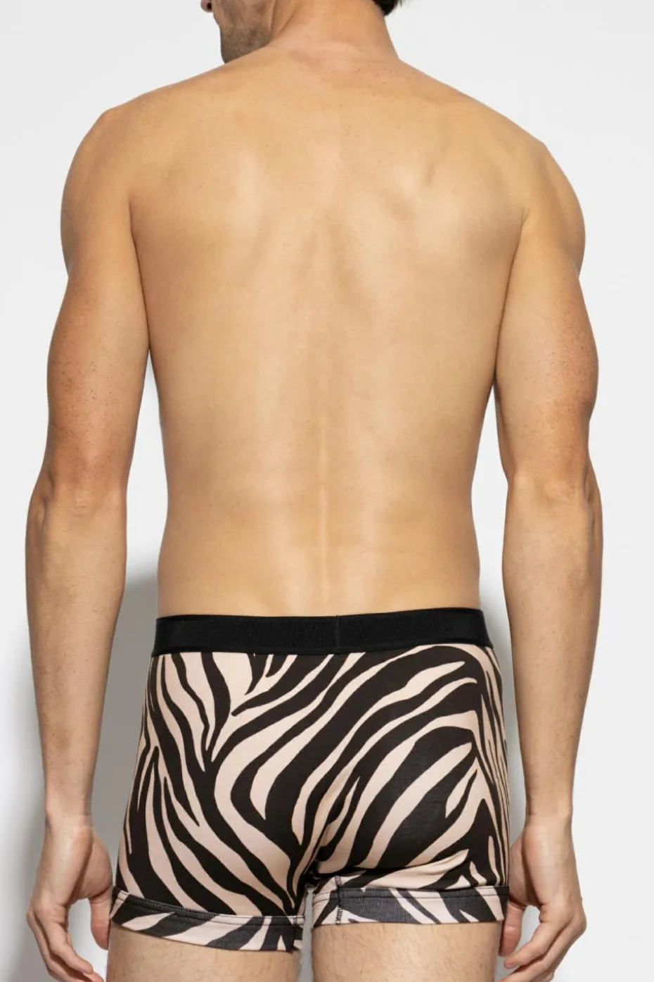Tom Ford kremowy Bokserki z logo
