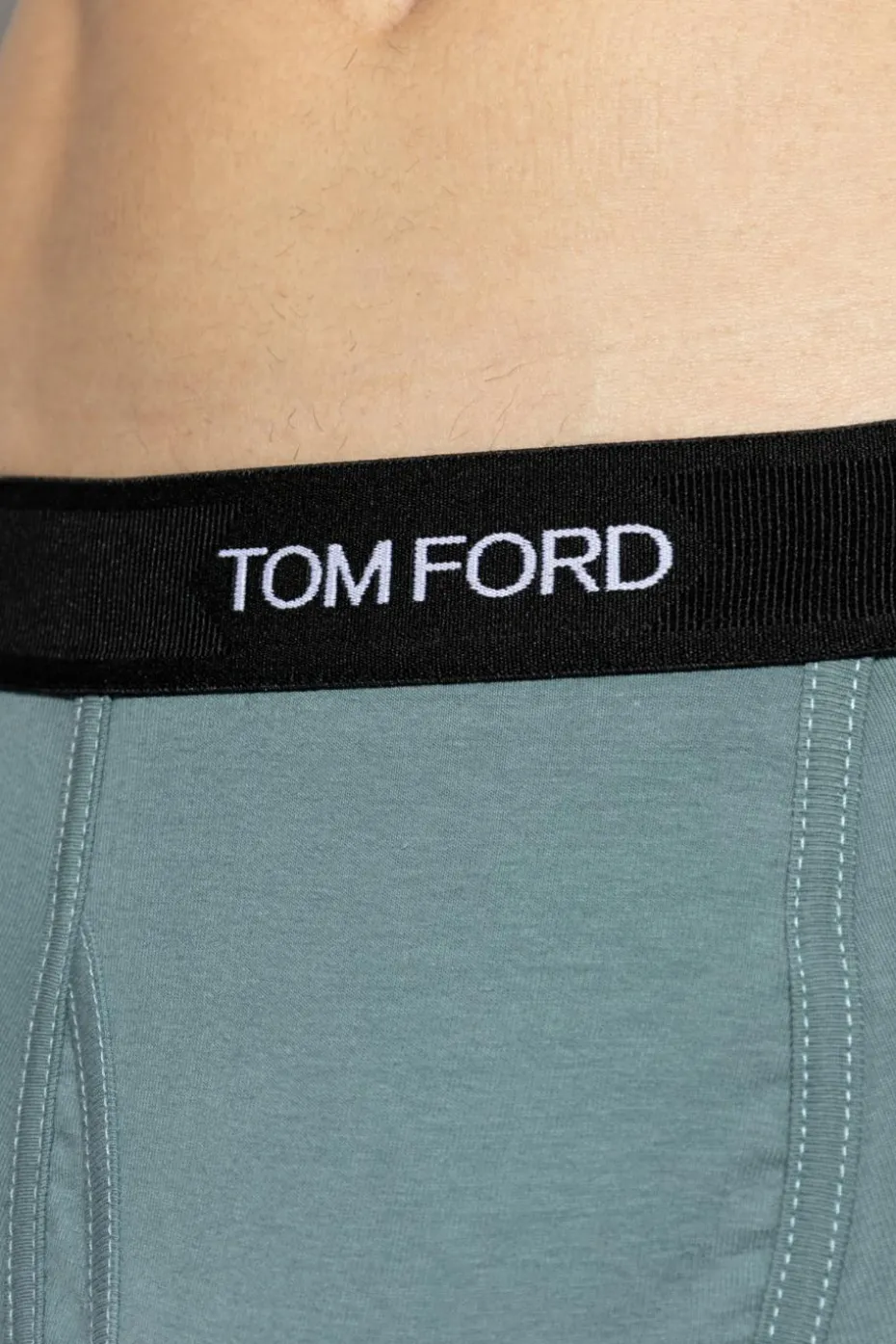 Tom Ford NIEBIESKI Bokserki z logo