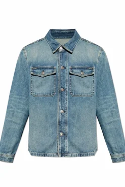 Tom Ford NIEBIESKI Koszula jeansowa
