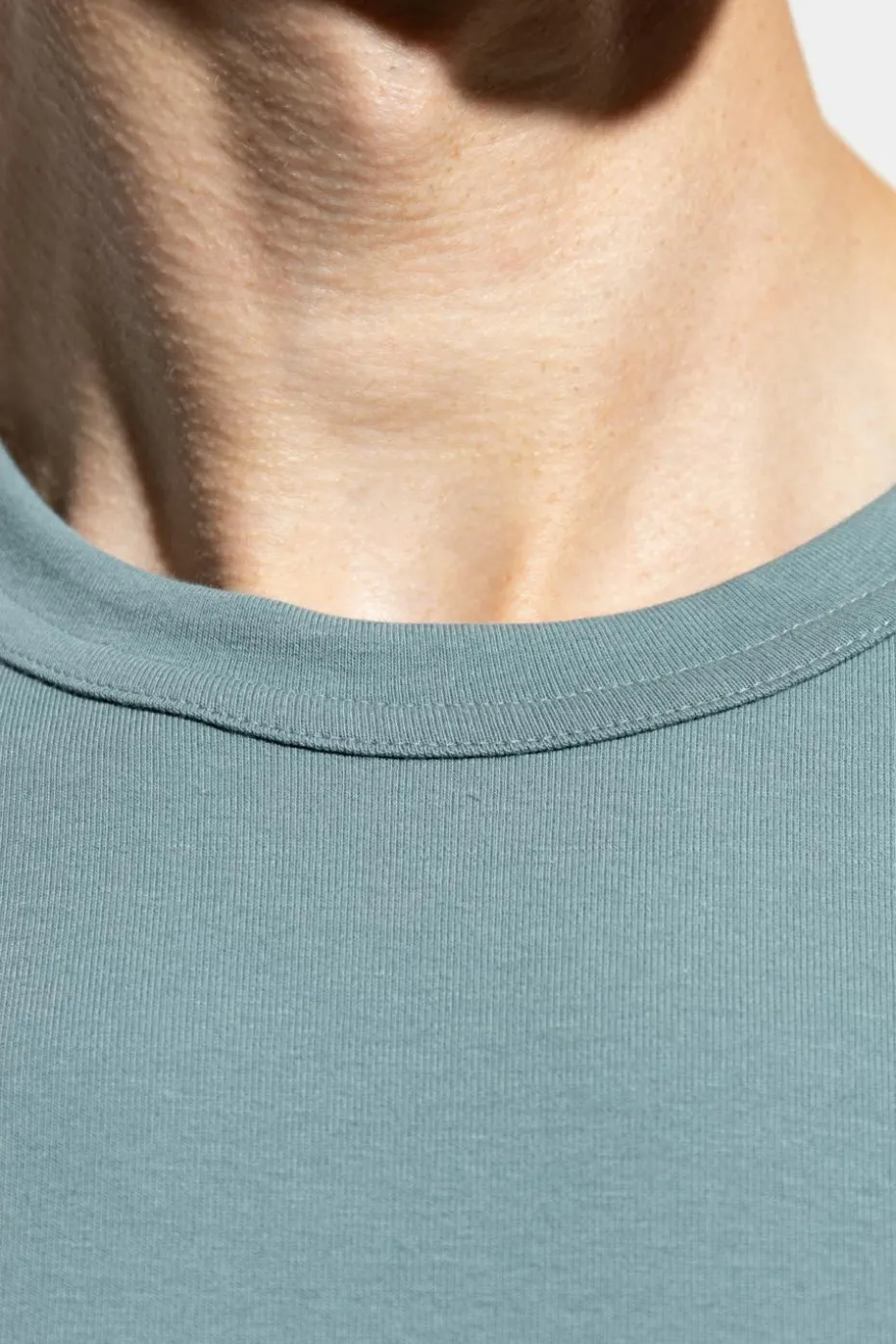 Tom Ford NIEBIESKI T-shirt z okrągłym dekoltem