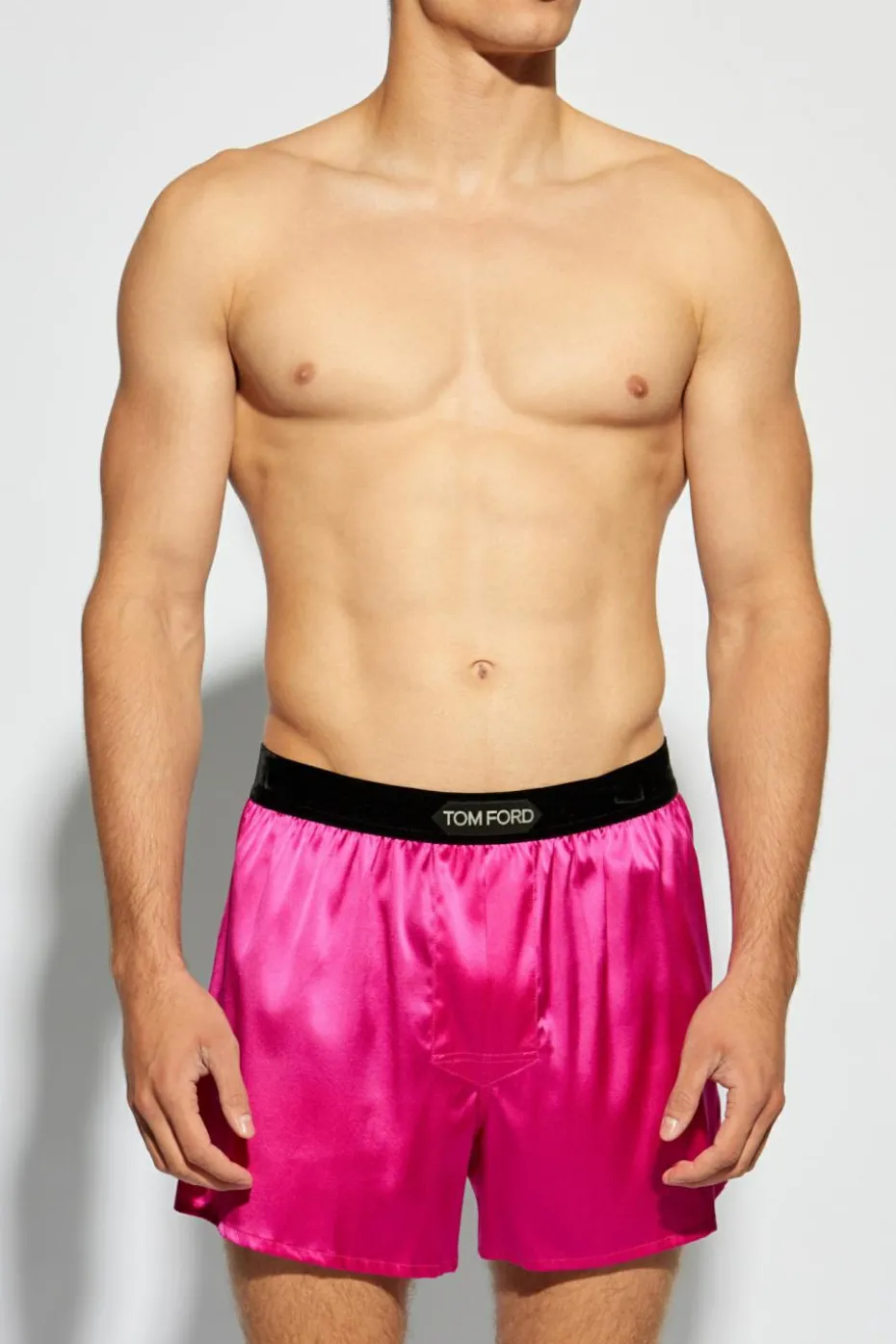 Tom Ford RÓŻOWY Bokserki z logo