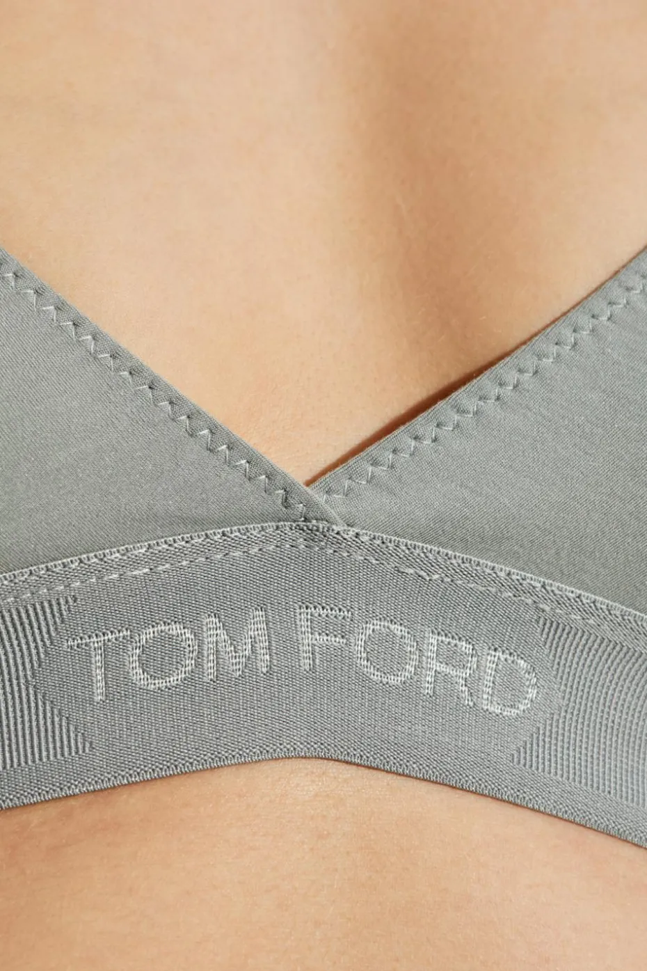 Tom Ford SZARY Biustonosz z logo