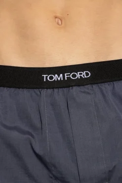 Tom Ford SZARY Bokserki z logo